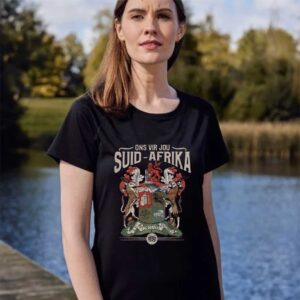 women wearing a black shirt Ons vir jou Suid Afrika design