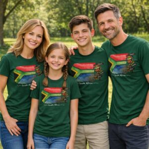 South Africa Flag Saffa Heritage T-Shirt