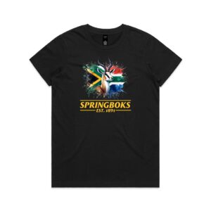 Springbok South African Flag Est Tshirt