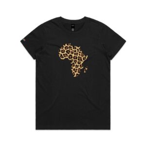 South Africa Continent Leopard Women's T-Shirt